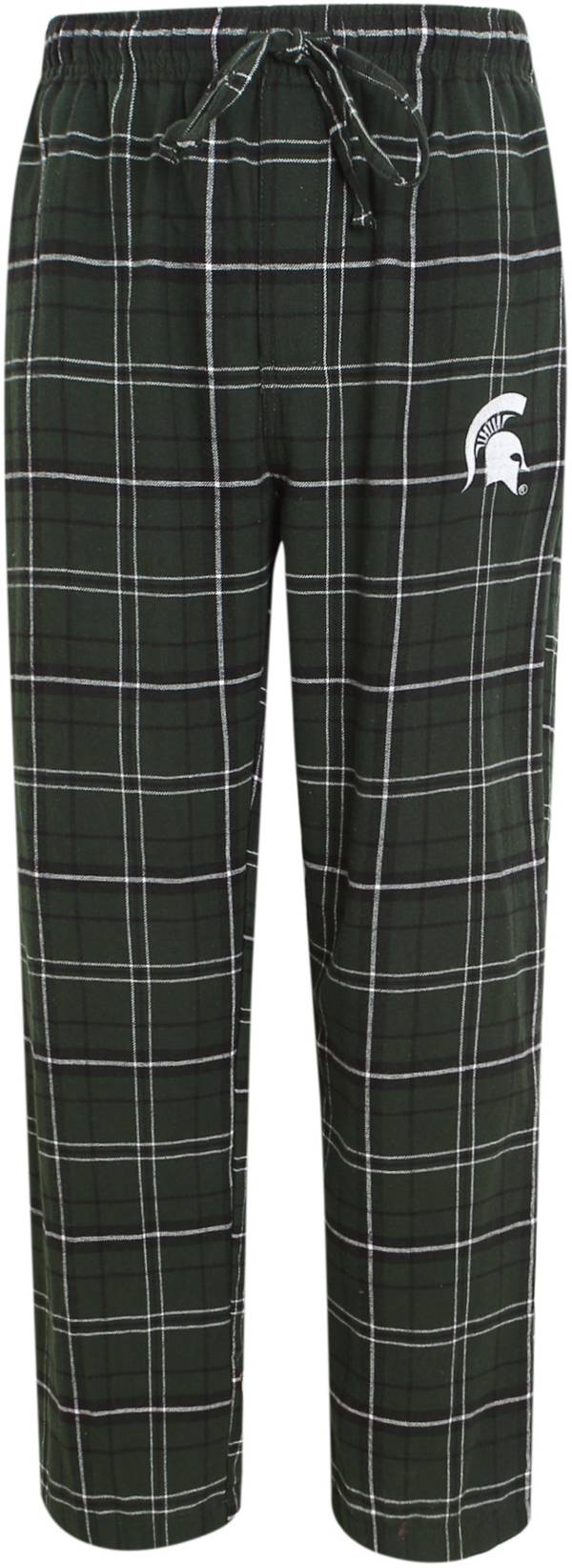 Profile Varsity Men's Michigan State Spartans Green Plaid Sleep Pants – Big and Tall