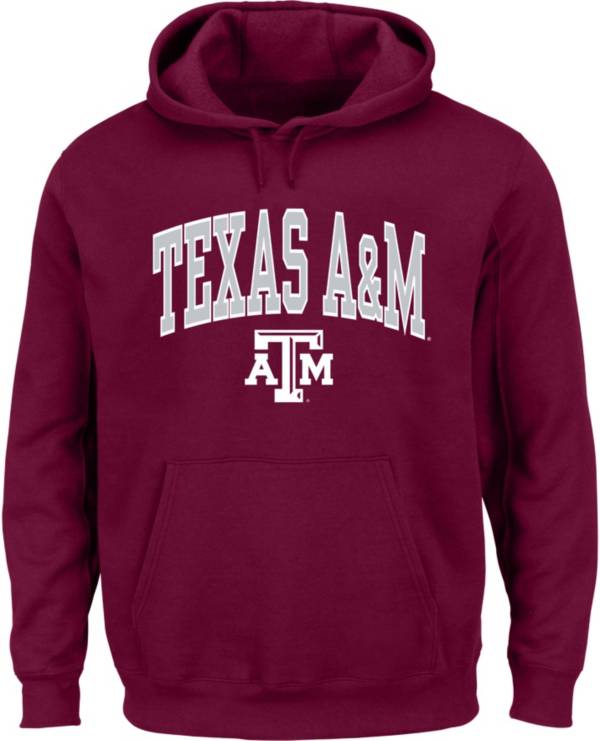 NCAA Men's Big and Tall Texas A&M Aggies Maroon Pullover Hoodie