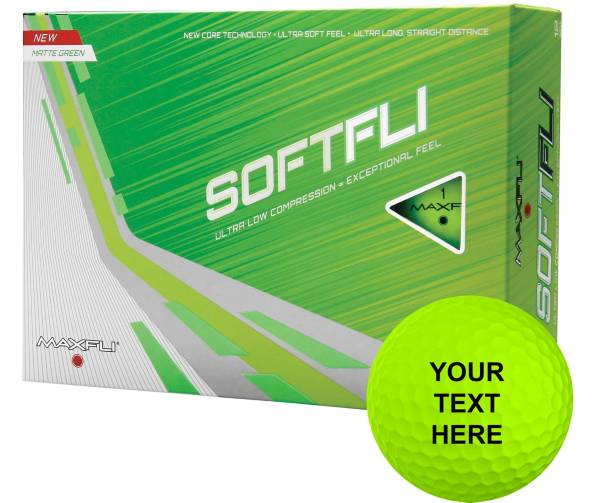 Maxfli 2021 Softfli Matte Green Personalized Golf Balls product image