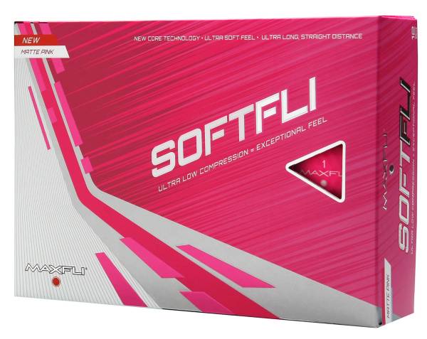 Maxfli 2021 Softfli Matte Pink Golf Balls