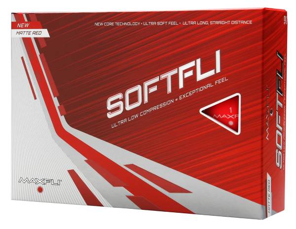 Maxfli 2021 Softfli Matte Red Golf Balls
