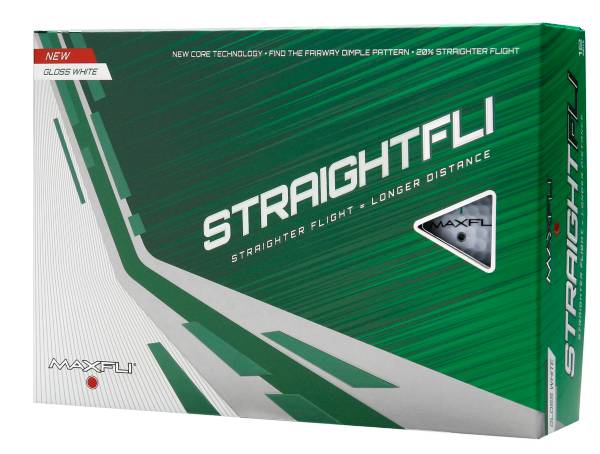 Maxfli Straightfli Gloss White Golf Balls