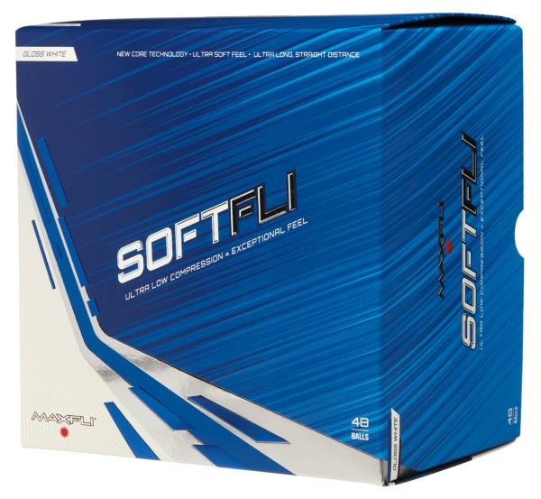 Maxfli 2022 Softfli Gloss White Golf Balls - 48 Pack