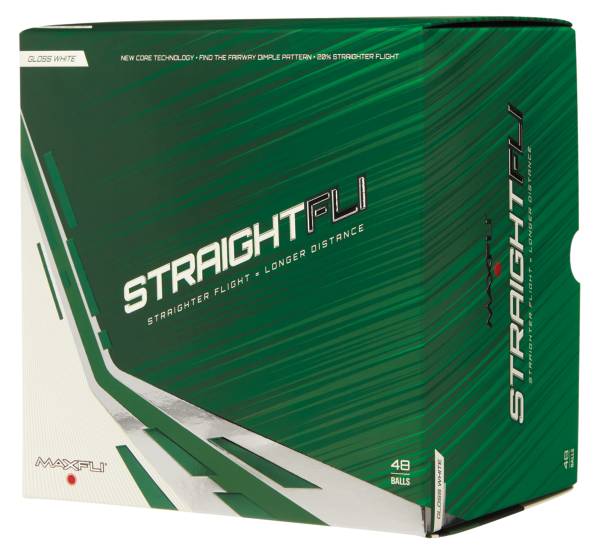 Maxfli 2022 Straightfli Gloss White Golf Balls - 48 Pack product image