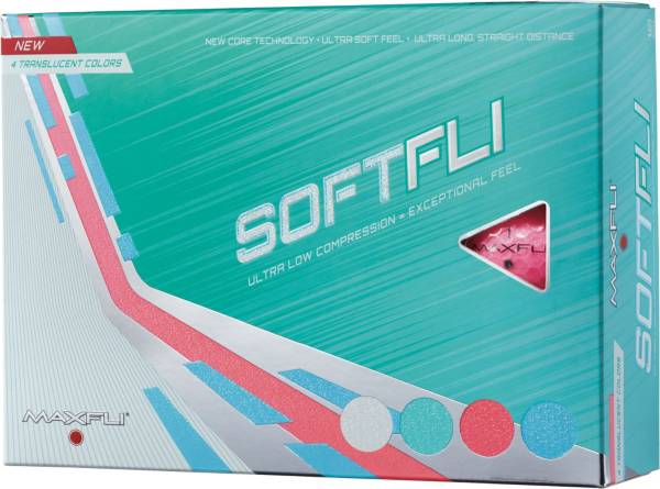 Maxfli 2021 Softfli Translucent Multicolor Golf Balls