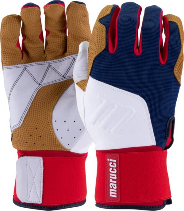 Marucci Adult Blacksmith Full Wrap USA Batting Gloves