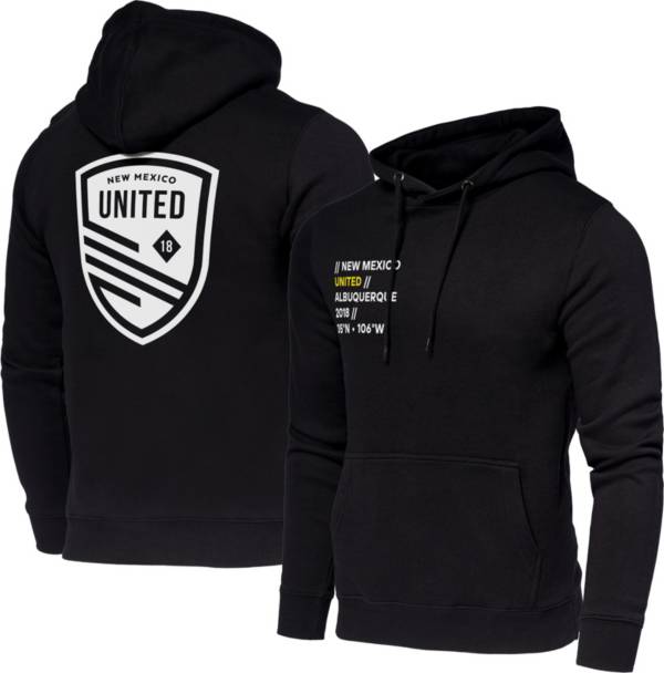 Sport Design Sweden New Mexico United Logo Black Pullover Hoodie