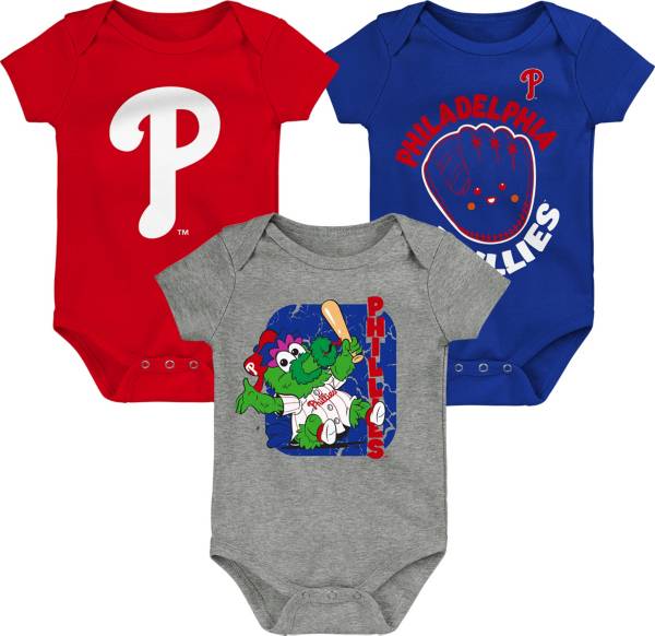 MLB Team Apparel Infant Philadelphia Phillies  3-Pack Creeper Set product image