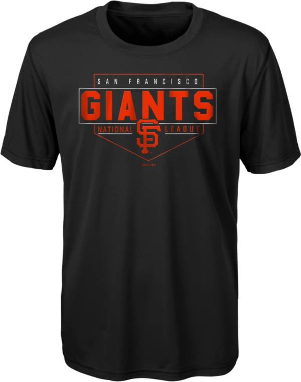 MLB Team Apparel Youth San Francisco Giants Black Base T-Shirt