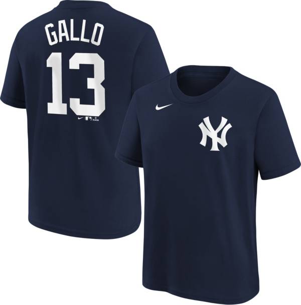 MLB Team Apparel Youth New York Yankees Joey Gallo #13 Navy T-Shirt