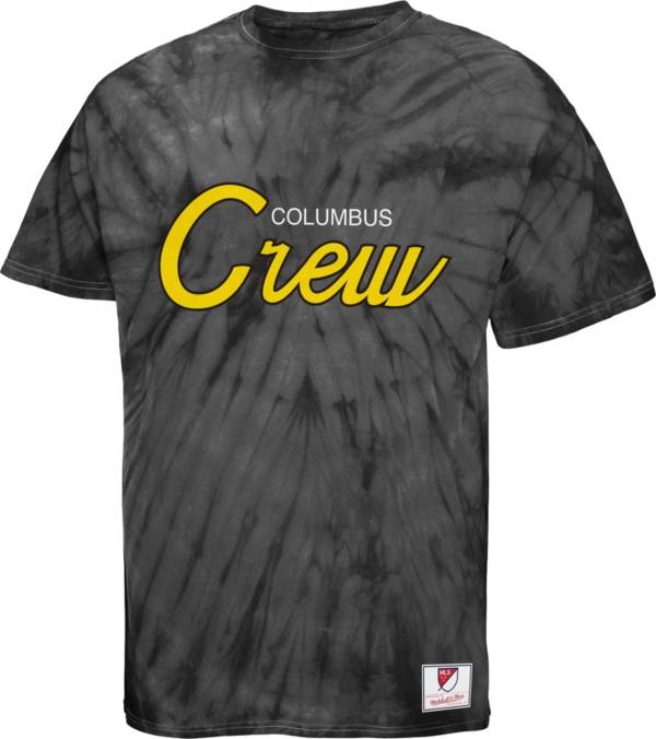 Mitchell & Ness Columbus Crew Retro Script Black T-Shirt
