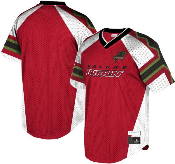 Mitchell & Ness Men's Dallas Burn '96 Retro Red V-Neck Jersey