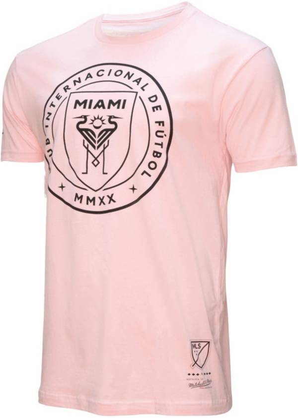 Mitchell & Ness Inter Miami CF Repeat Heartbeat Pink T-Shirt