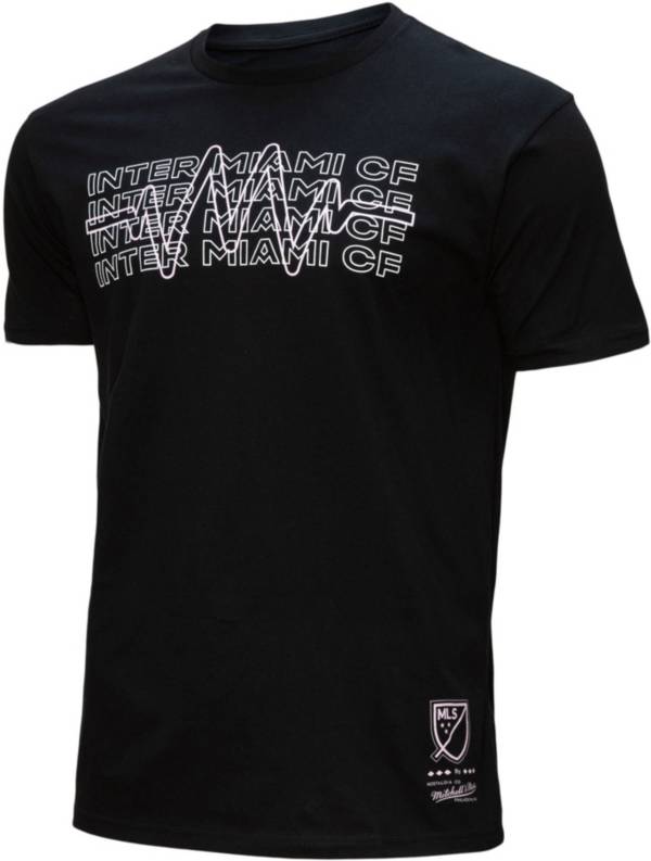 Mitchell & Ness Inter Miami CF Repeat Heartbeat Black T-Shirt product image