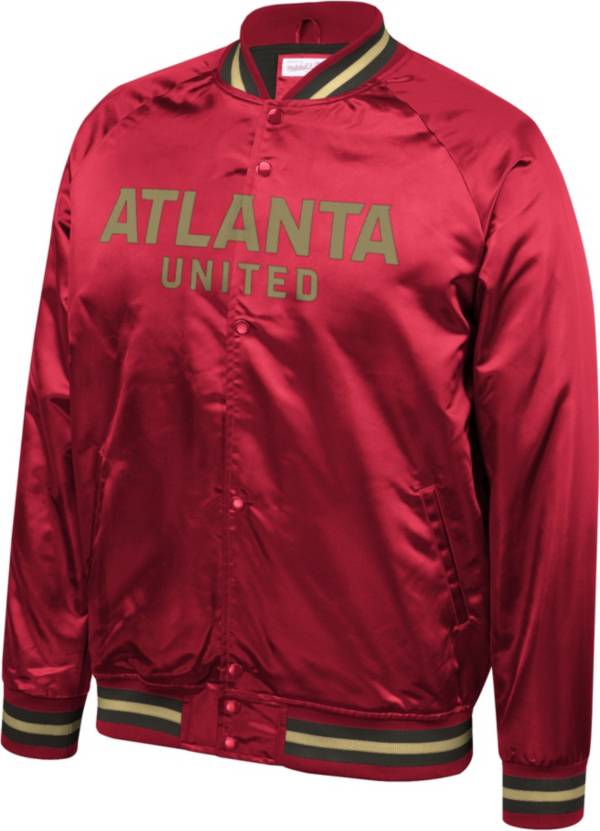 Mitchell & Ness Men's Atlanta United Lightweight Satin Red Jacket