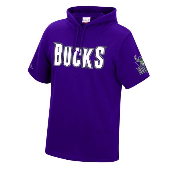 Mitchell & Ness Men's Milwaukee Bucks Short Sleeve Hoodie product image