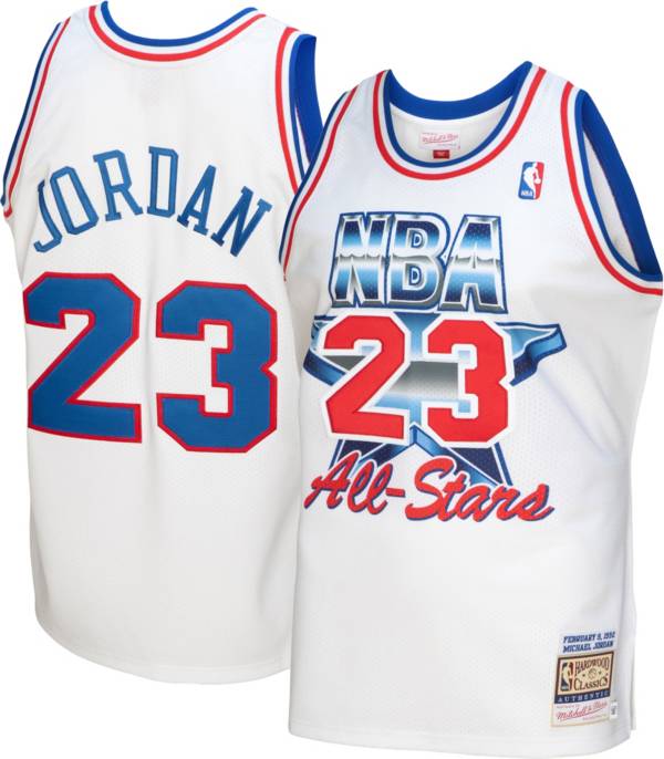 Mitchell & Ness Men's 1992 Chicago Bulls Michael Jordan White Hardwood Classics Swingman Jersey