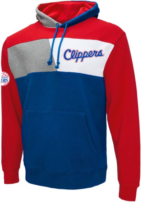 Mitchell & Ness Men's Los Angeles Clippers Royal Coach Pullover Hoodie