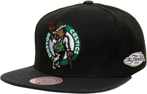 Mitchell & Ness Men's Boston Celtics Black Hardwood Classics Champs Snapback Hat