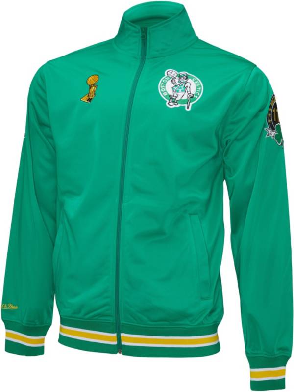 Mitchell & Ness Men's Boston Celtics Green Champ City Track Jacket