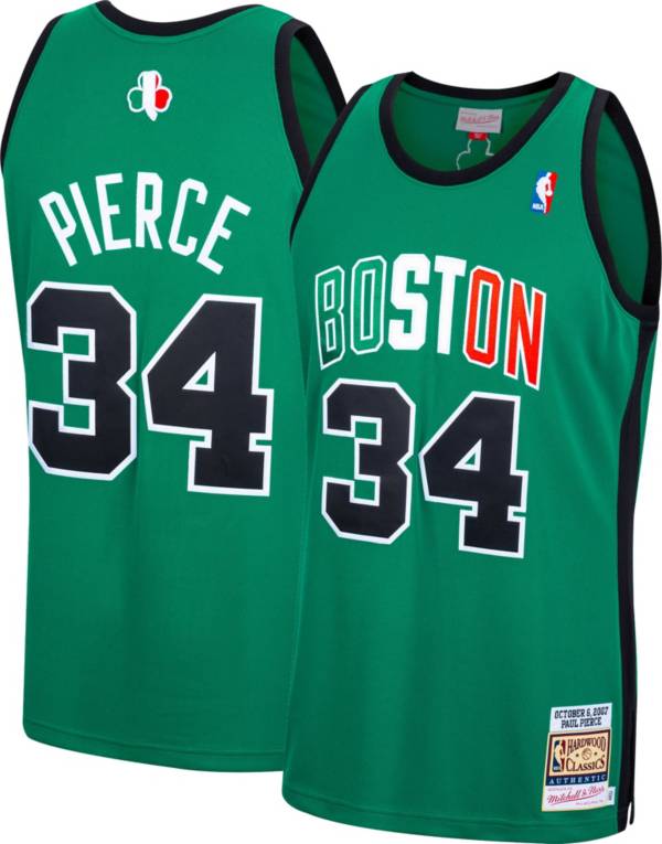 Mitchell & Ness Men's 2007 Boston Celtics Paul Pierce #34 Green Hardwood Classics Swingman Jersey
