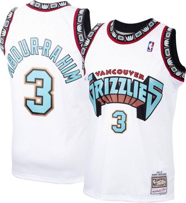 Mitchell & Ness Men's 1996 Memphis Grizzlies Shareef Abdur-Rahim #3 White Hardwood Classics Swingman Jersey