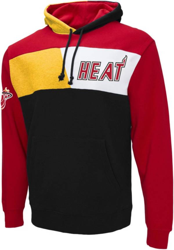 Mitchell & Ness Men's Miami Heat Black Coach Pullover Hoodie