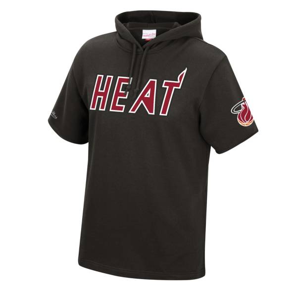 Mitchell & Ness Men's Miami Heat Short Sleeve Hoodie