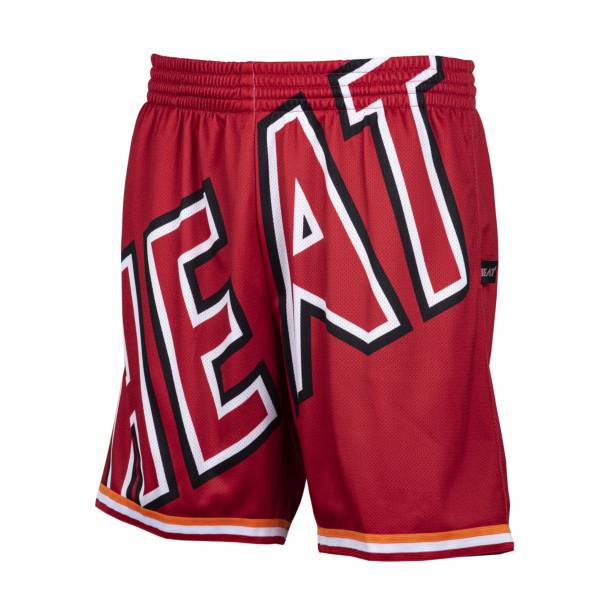 Mitchell & Ness Men's Miami Heat Big Face Shorts