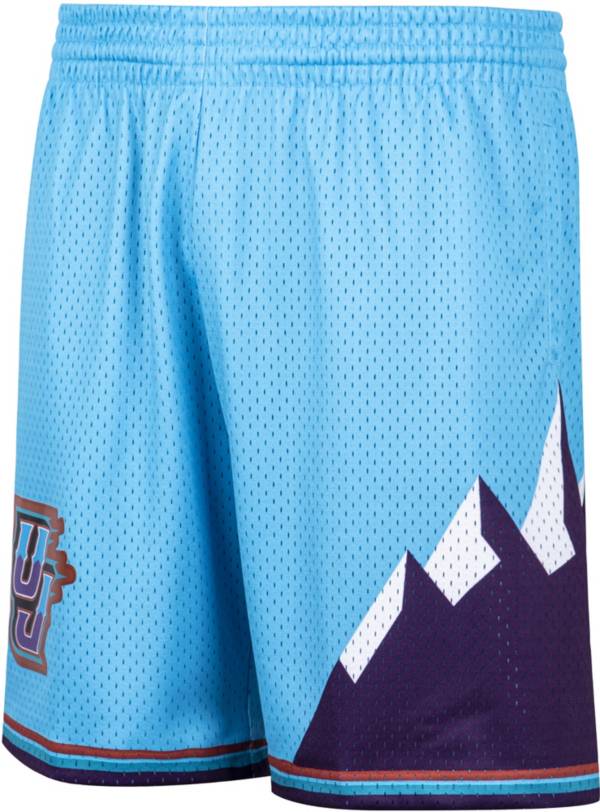 Mitchell & Ness Men's Utah Jazz Blue Reload Swingman Shorts