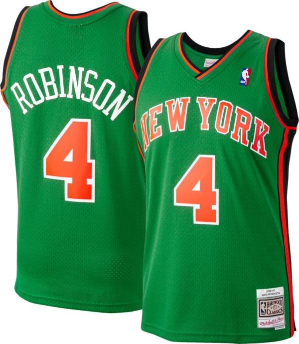 Mitchell & Ness Men's 2006 New York Knicks Nate Robinson #4 Green Hardwood Classics Jersey