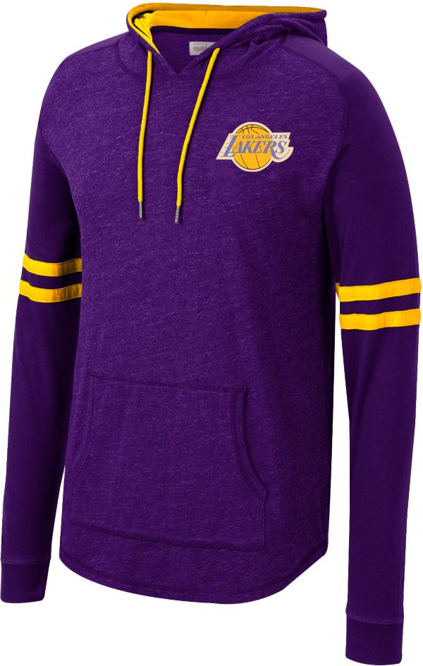 Mitchell & Ness Men's Los Angeles Lakers Purple 2.0 Pullover Hoodie product image
