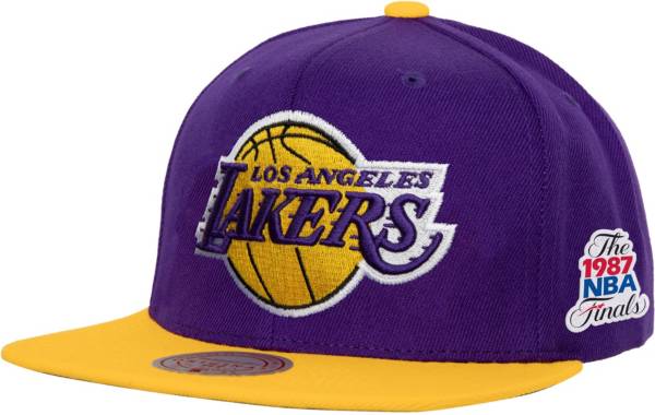 Mitchell & Ness Men's Los Angeles Lakers Purple Hardwood Classics Champs Snapback Hat