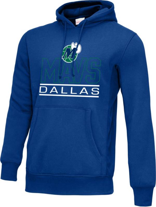 Mitchell & Ness Men's Dallas Mavericks Navy Pullover Hoodie product image
