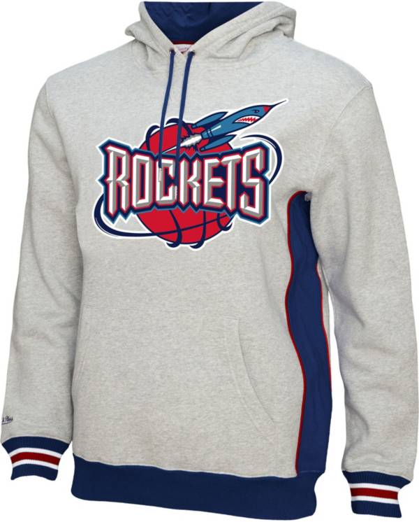 Mitchell & Ness Men's Houston Rockets Grey Fleece Hoodie