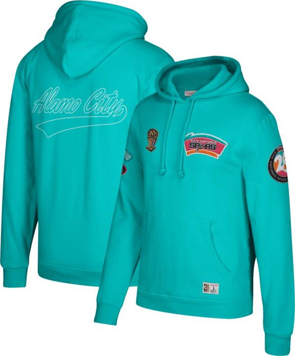 Mitchell & Ness Men's San Antonio Spurs Teal Champ City Hoodie
