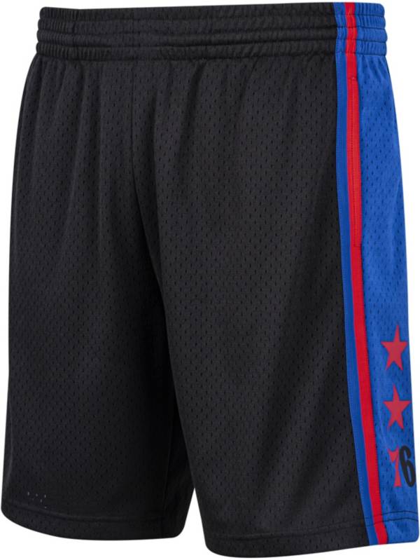 Mitchell & Ness Men's Philadelphia 76ers Black Reload Swingman Shorts