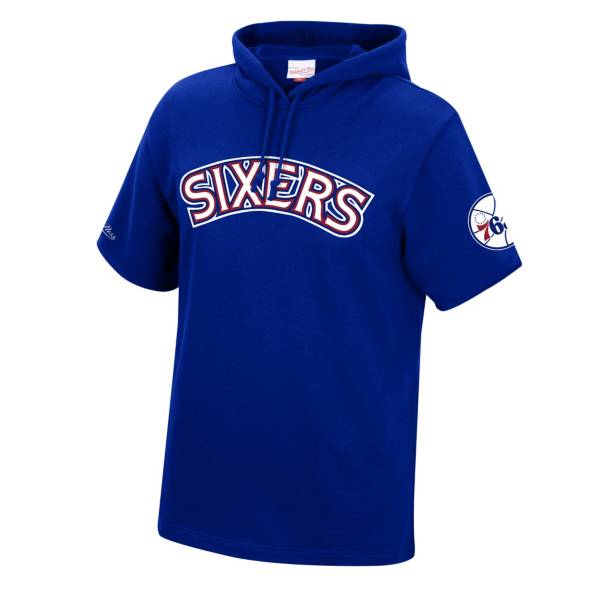 Mitchell & Ness Men's Philadelphia 76ers Short Sleeve Hoodie