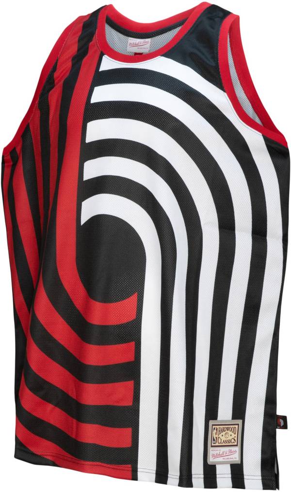 Mitchell & Ness Men's Portland Trailblazers Black Blowout Jersey