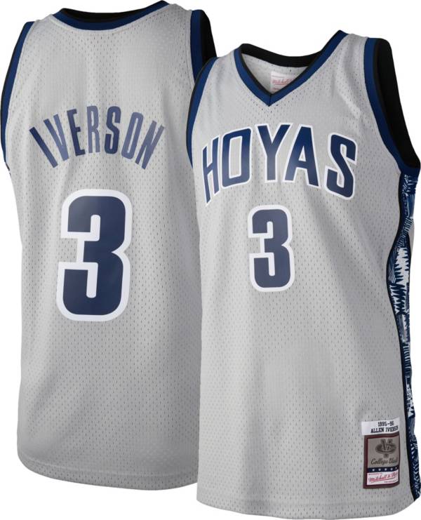 Mitchell & Ness Men's Georgetown Hoyas Allen Iverson #3 1996 Jersey