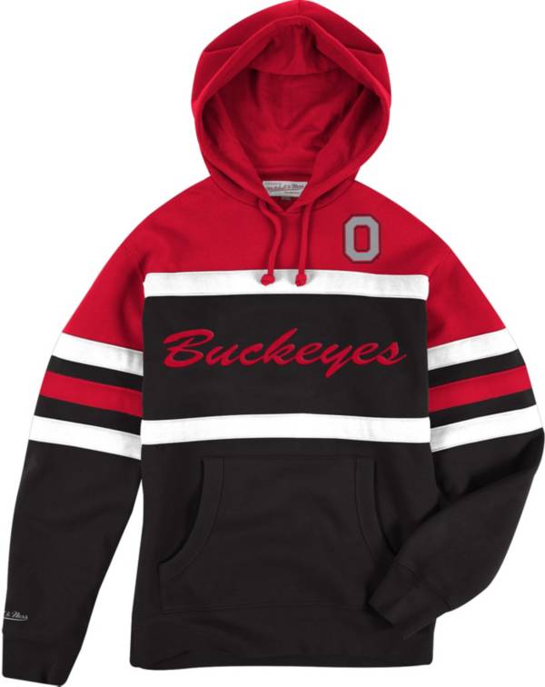 Mitchell & Ness Men's Ohio State Buckeyes Black Head Coach Pullover Hoodie product image