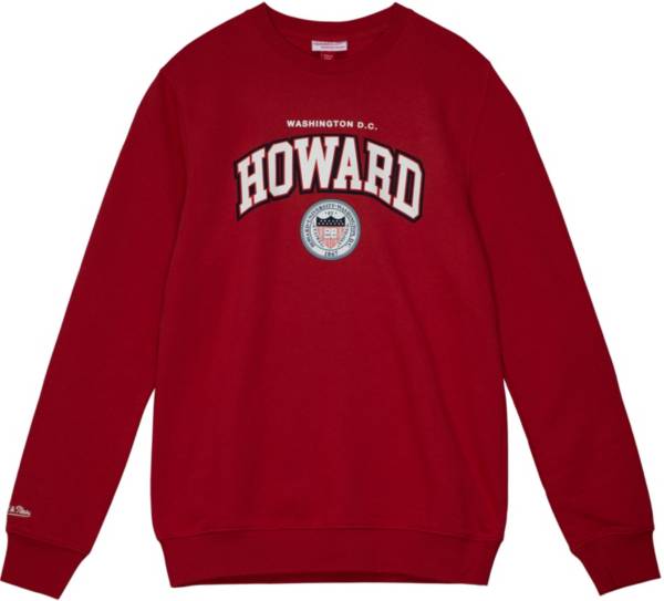 Mitchell & Ness Men's Howard Bison Red Crew Neck Sweatshirt product image