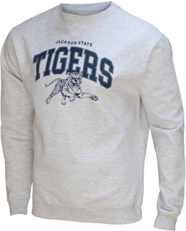 Mitchell & Ness Men's Jackson State Tigers Grey Crew Neck Sweatshirt