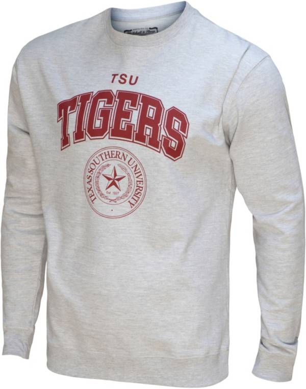 Mitchell & Ness Men's Texas Southern Tigers Grey Crew Neck Sweatshirt