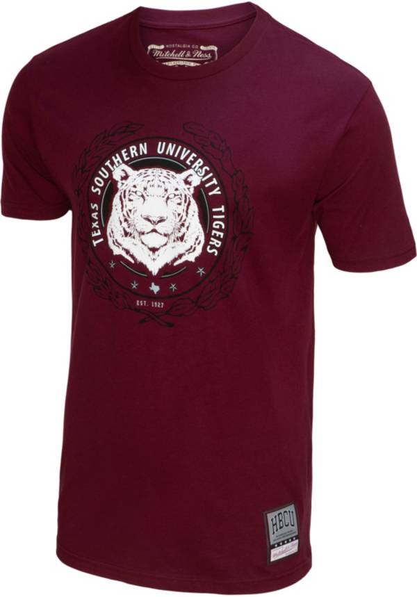 Mitchell & Ness Men's Texas Southern Tigers Maroon Mascot T-Shirt