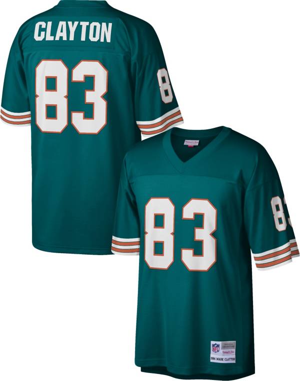 Mitchell & Ness Men's Miami Dolphins Mark Clayton #83 1984 Aqua Jersey