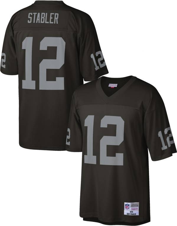 Mitchell & Ness Men's Las Vegas Raiders Kenny Stabler #12 1976 Black Jersey