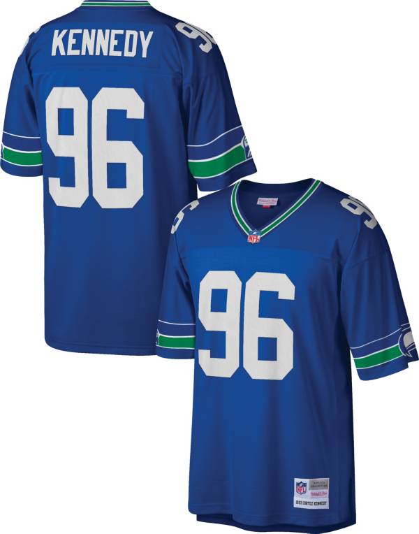 Mitchell & Ness Men's Seattle Seahawks Cortez Kennedy #96 1993 Royal Jersey