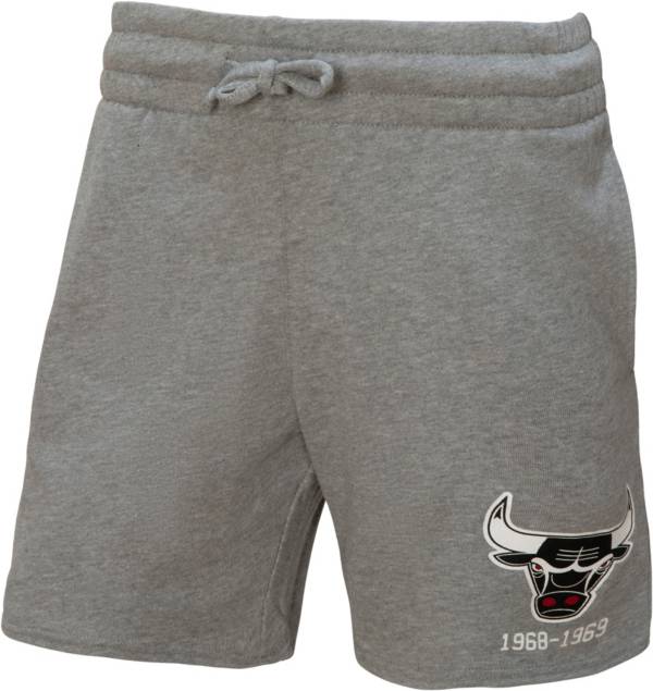 Mitchell & Ness Women's Chicago Bulls Grey Logo Shorts product image