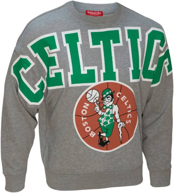 Mitchell & Ness Women's Boston Celtics Grey Fleece Crewneck